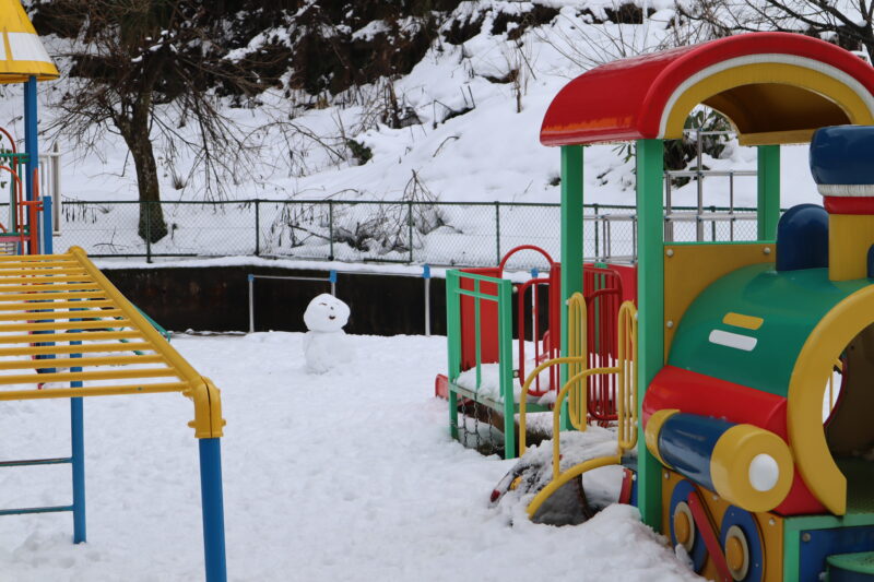 雪遊び楽しいよ！
